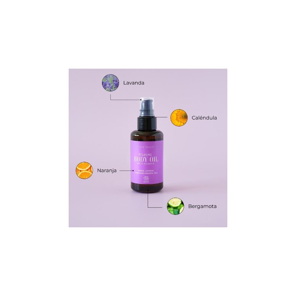 Alma Secret Aceite Relajante con Caléndula, Lavanda & Bergamota 100 ml-3