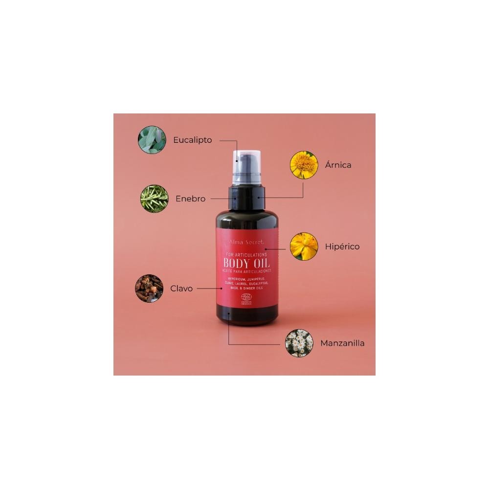 Alma Secret Aceite Articulaciones con Hipérico, Enebro, Clavo y Laurel 100 ml-3