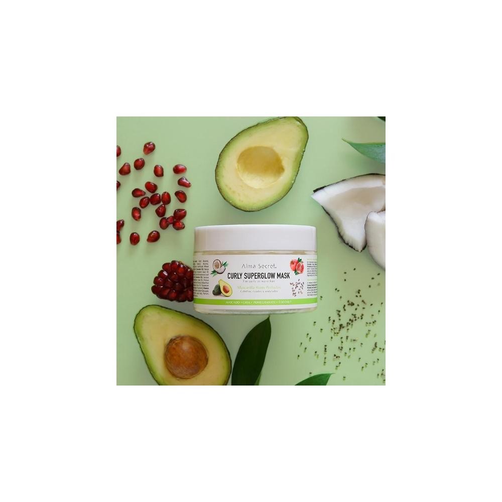 Alma Secret Curly Superglow Mask (Cabellos Rizados u Ondulados) 250 ml-1