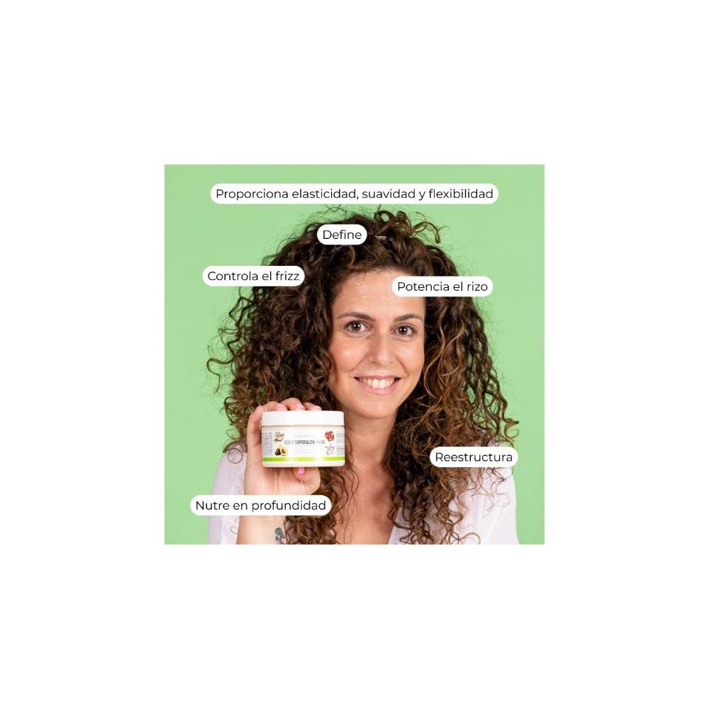Alma Secret Curly Superglow Mask (Cabellos Rizados u Ondulados) 250 ml-5