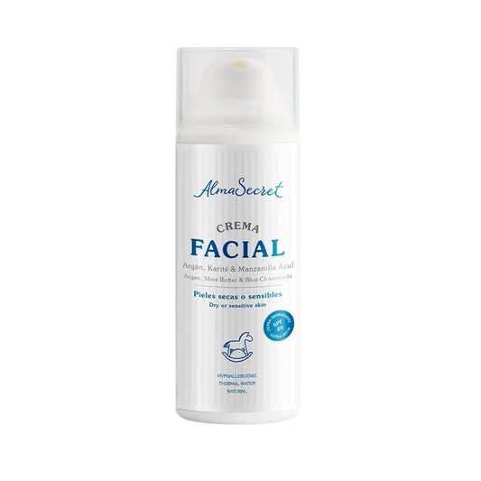 Alma Secret Crema Facial con Argán, Karité y Manzanilla Azul SPF 20 50 ml-1