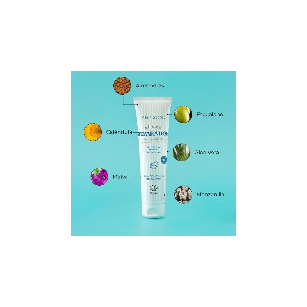 Alma Secret Crema de Pañal con Óxido de Zinc, Caléndula & Aloe 100 ml-3