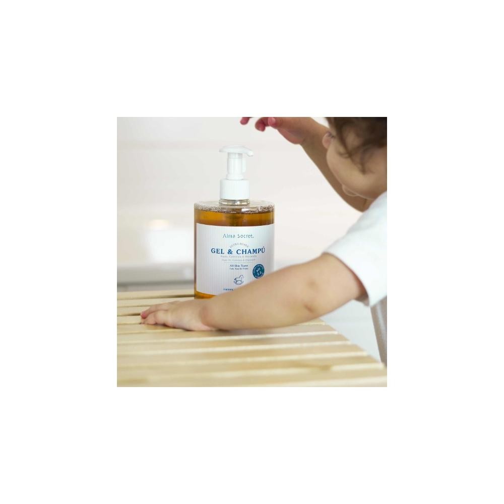 Alma Secret Gel-Champú Suave con Argán, Caléndula & Manzanilla 500 ml-5