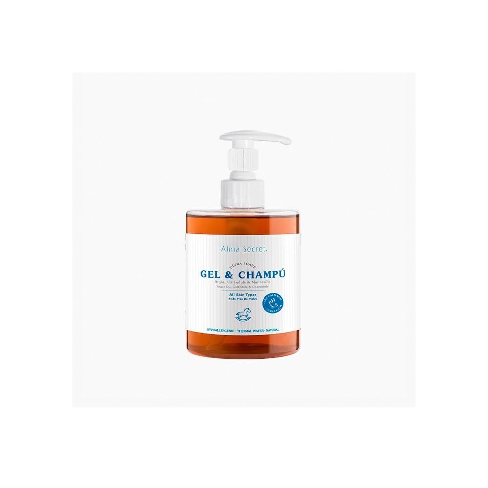 Alma Secret Gel-Champú Suave con Argán, Caléndula & Manzanilla 500 ml-1