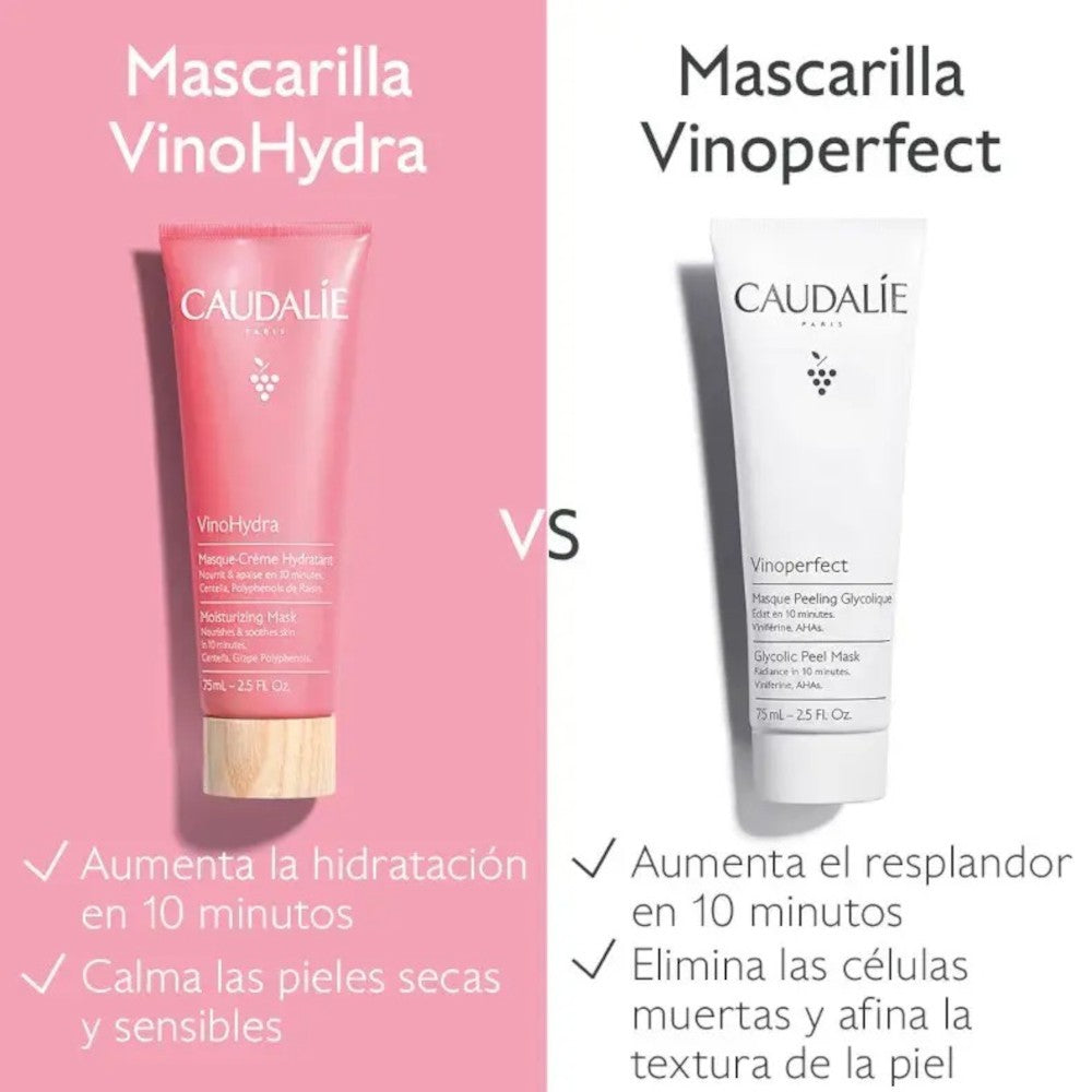 CAUDALIE VinoHydra Mascarilla Crema Hidratante 75ml-4