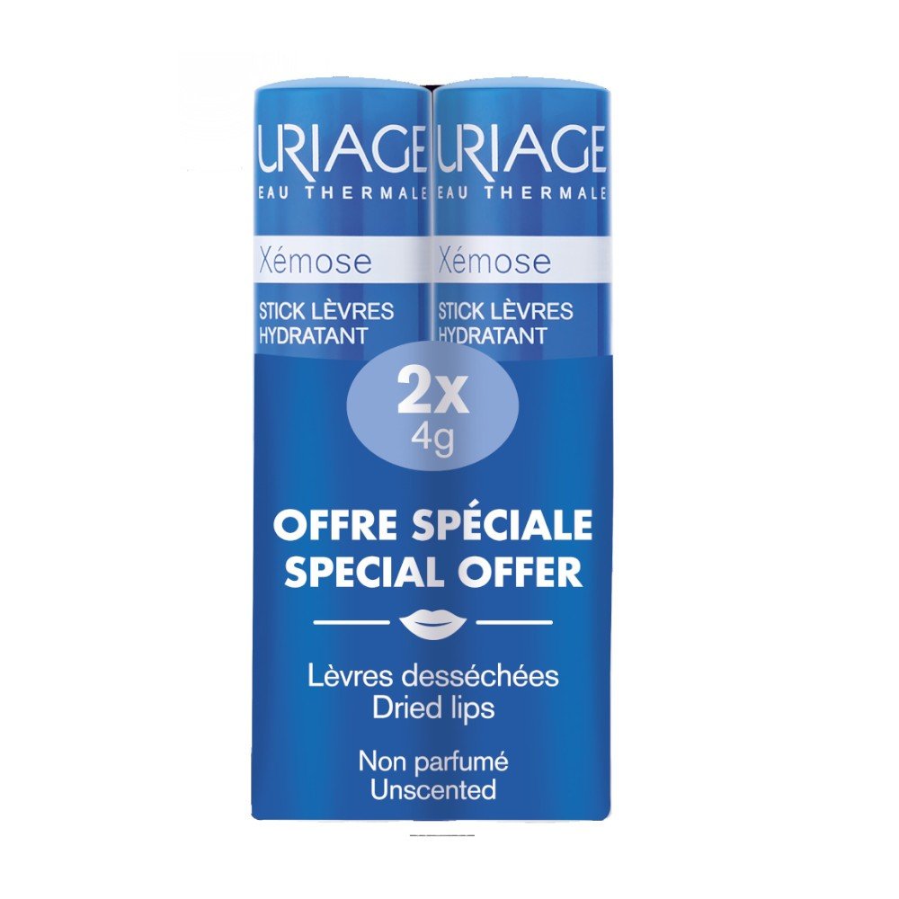 Uriage Duplo Stick de Labios Xémose 2x4 g-1