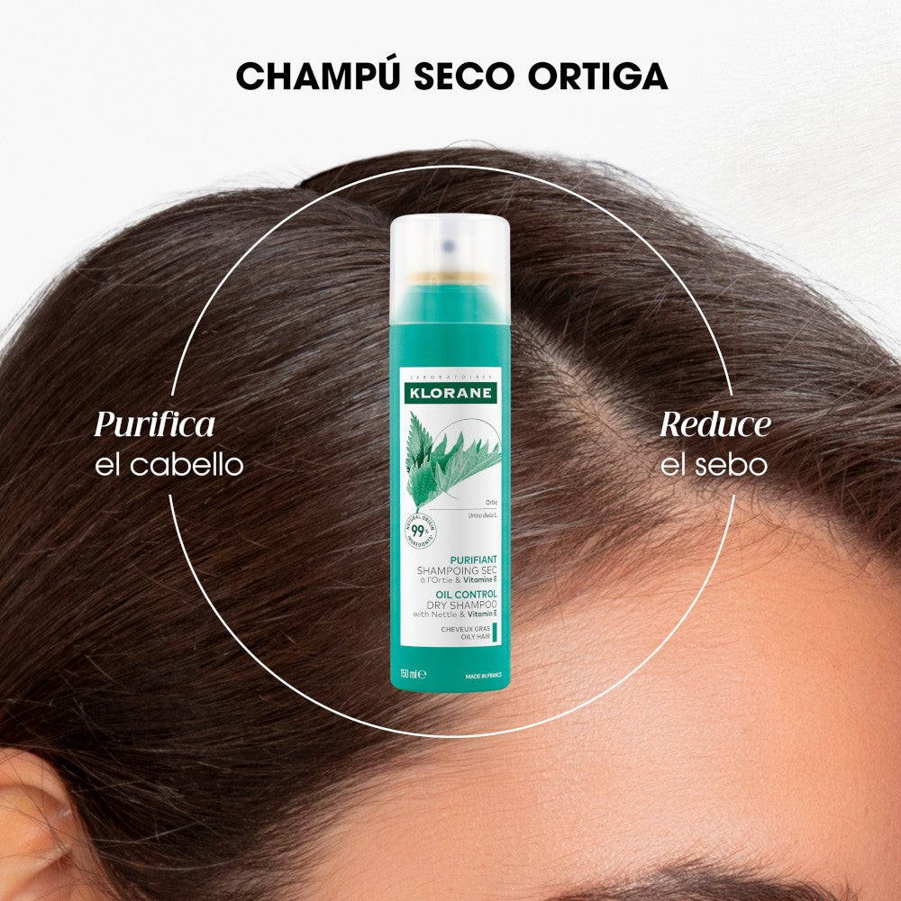 KLORANE Champú Seco a la Ortiga 150 ml-6