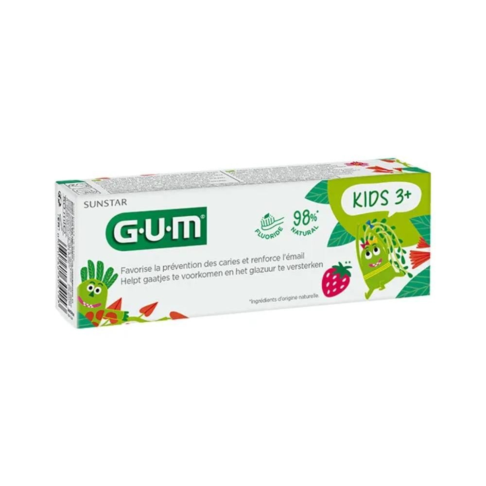 Gum Kids 3+ Gel Dentífrico Fresa 50 ml-2