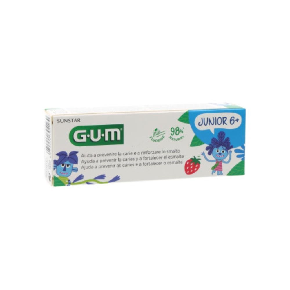 Gum Junior 6+ Gel Dentífrico Fresa 50 ml-2