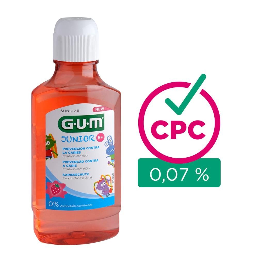 Gum Junior Colutorio 300 ml Fresa-2
