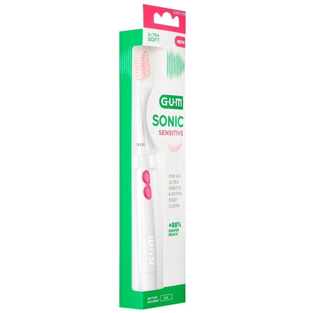 Gum Sonic Sensitive Cepillo a Pilas 1 Unidad-2