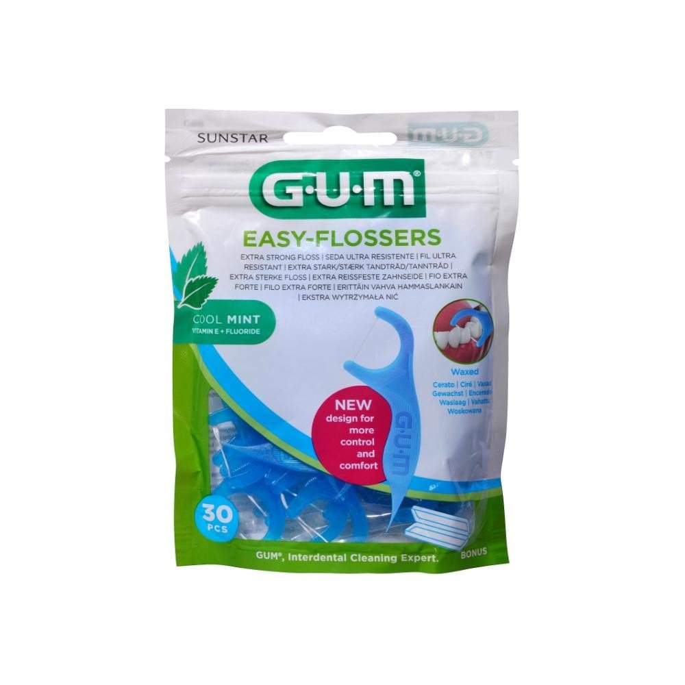 Gum Easyflossers Aplicador Hilo Dental 30 Uds-2