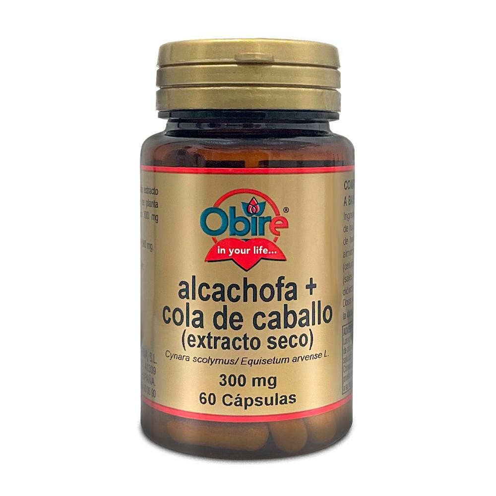 Obire Alcachofa + Cola de Caballo 300 mg 60 Cápsulas-1