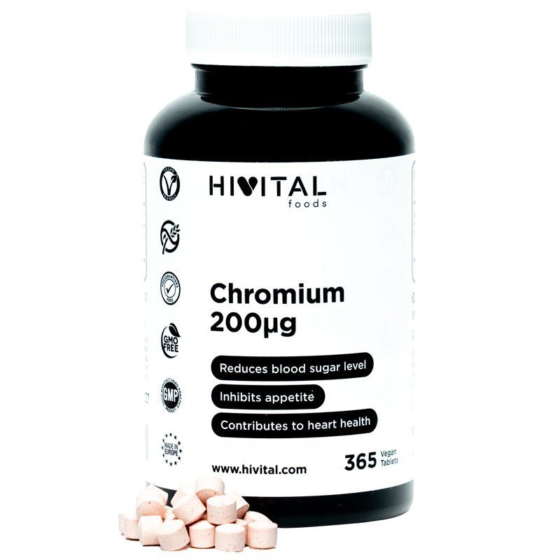 Hivital Cromo 200 mcg 365 Comprimidos-1