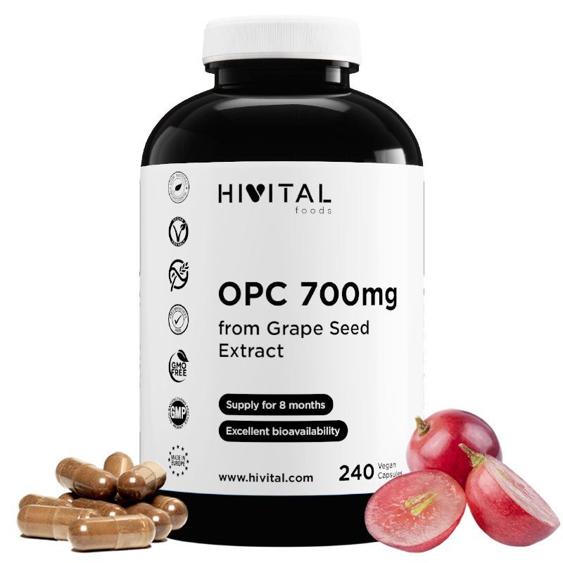 Hivital OPC Semilla de Uva 700 mg 240 Cápsulas-1
