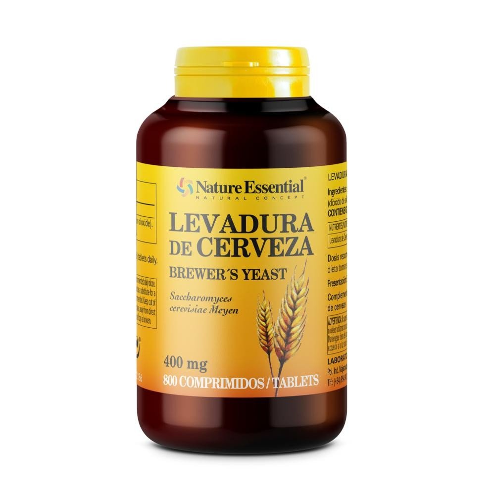 Nature Essential Levadura de Cerveza 400 mg 800 Comprimidos-1