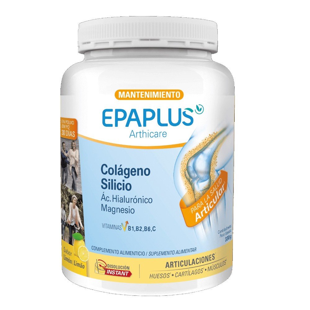 EPAPLUS Arthicare Colágeno + Silicio + Hialurónico + Magnesio Polvo Limón 330gr-2