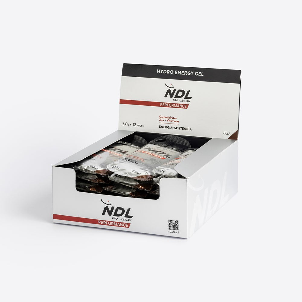 NDL Pro-Health Performance Pack Gel Energético sin Cafeína Sabor Cola 12x60 g-6