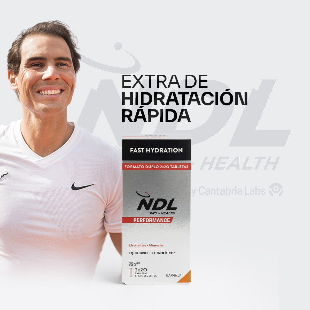 NDL Pro-Health Performance Hidratación Rápida Naranja Duplo 2x20 Tabletas-3