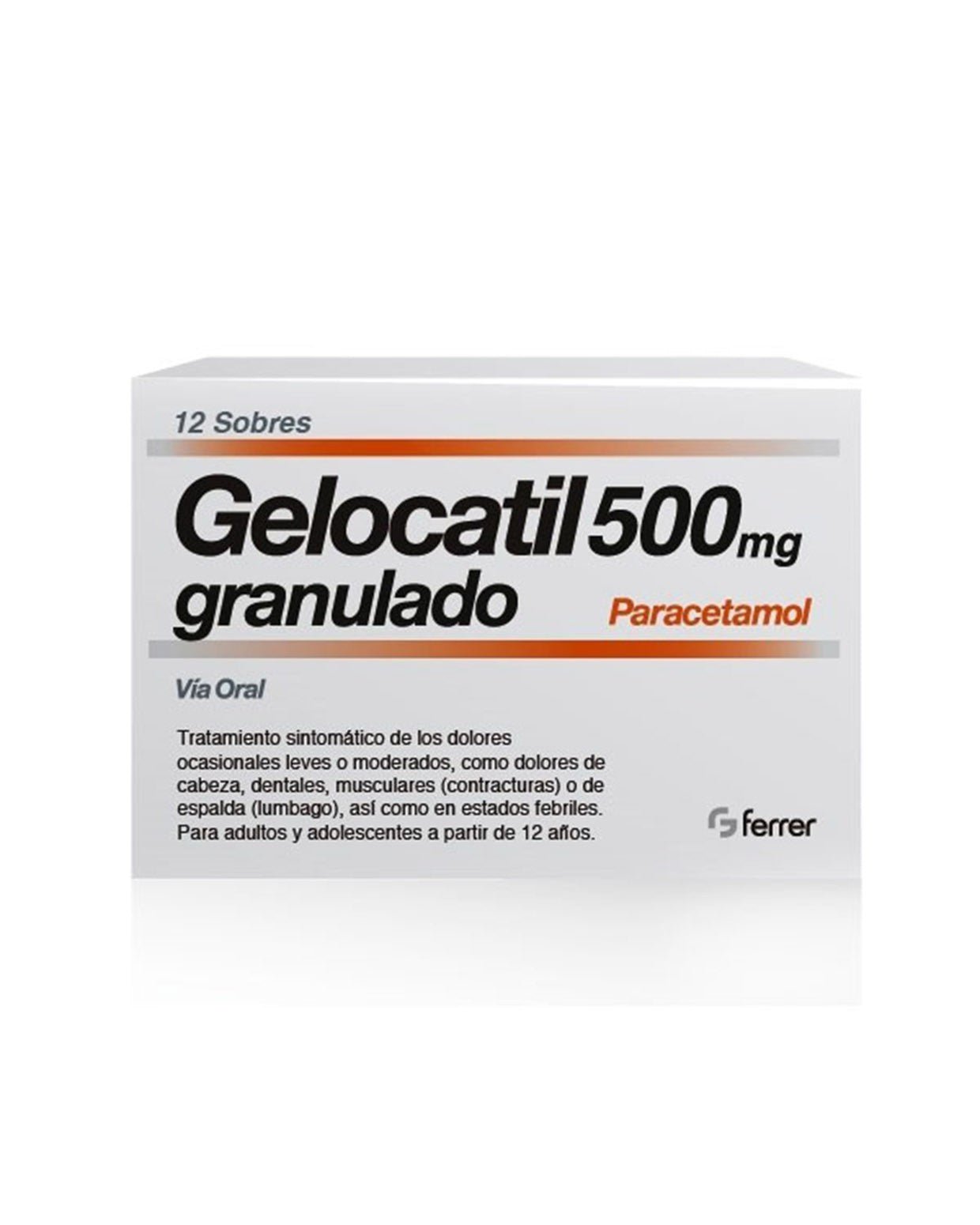 GELOCATIL 1G 12 Comprimidos Tiras-1