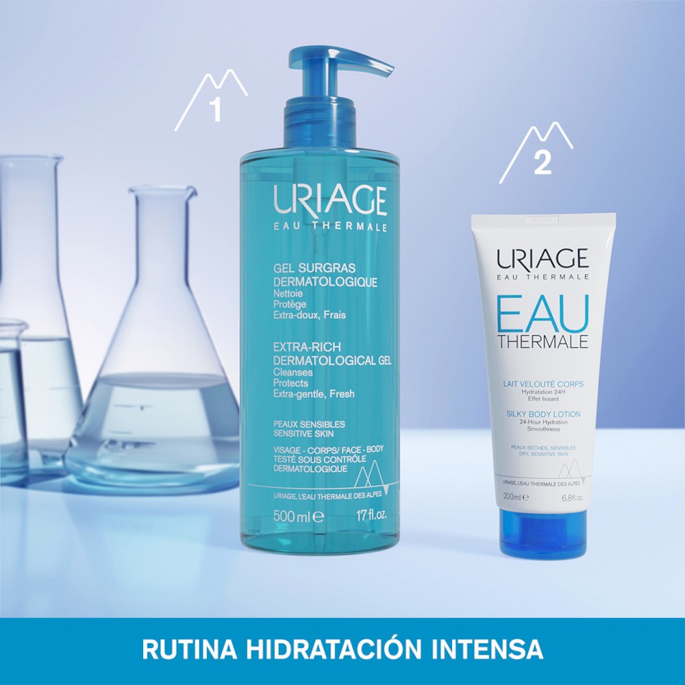 Uriage Gel Surgras Líquido Dermatológico 500 ml-10