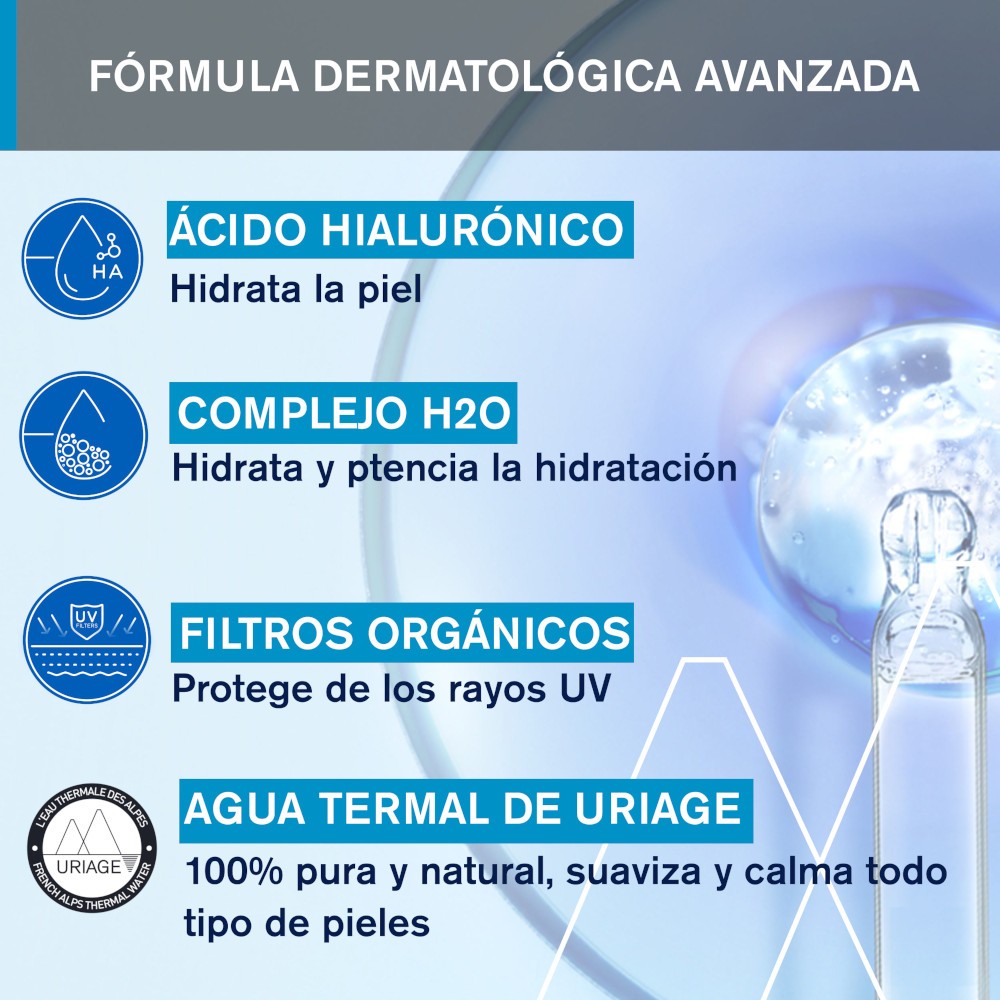 URIAGE Eau Thermale Crema de Agua SPF20 40 ml-5