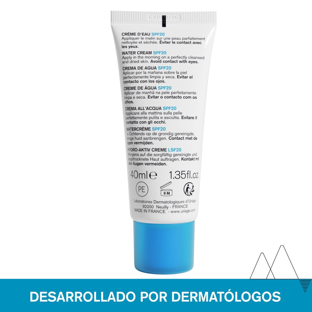 URIAGE Eau Thermale Crema de Agua SPF20 40 ml-2