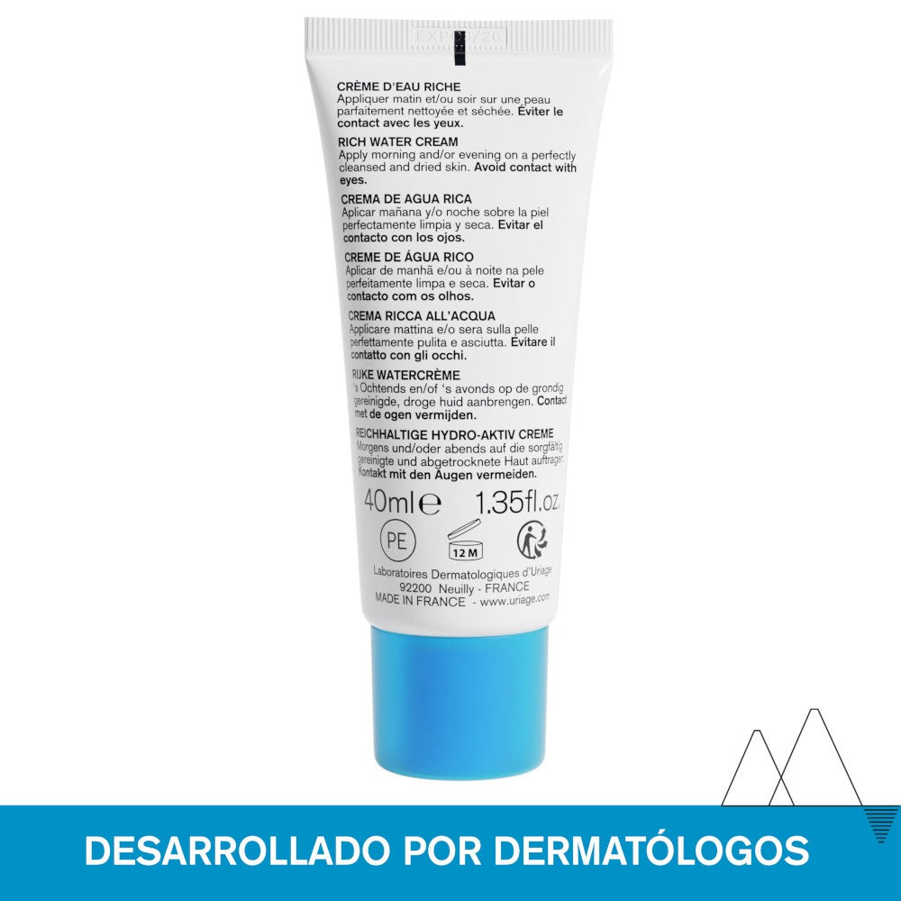 URIAGE Eau Thermale Crema de Agua Rica 40 ml-2
