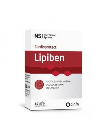 Nutritional System Cardioprotect Lipiben Complemento Alimenticio 60 cápsulas-2