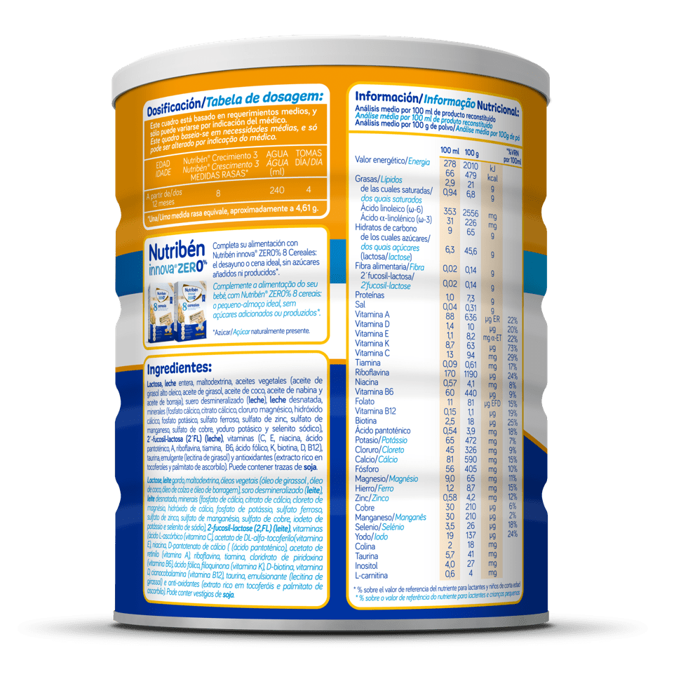 NUTRIBÉN Crecimiento 800G