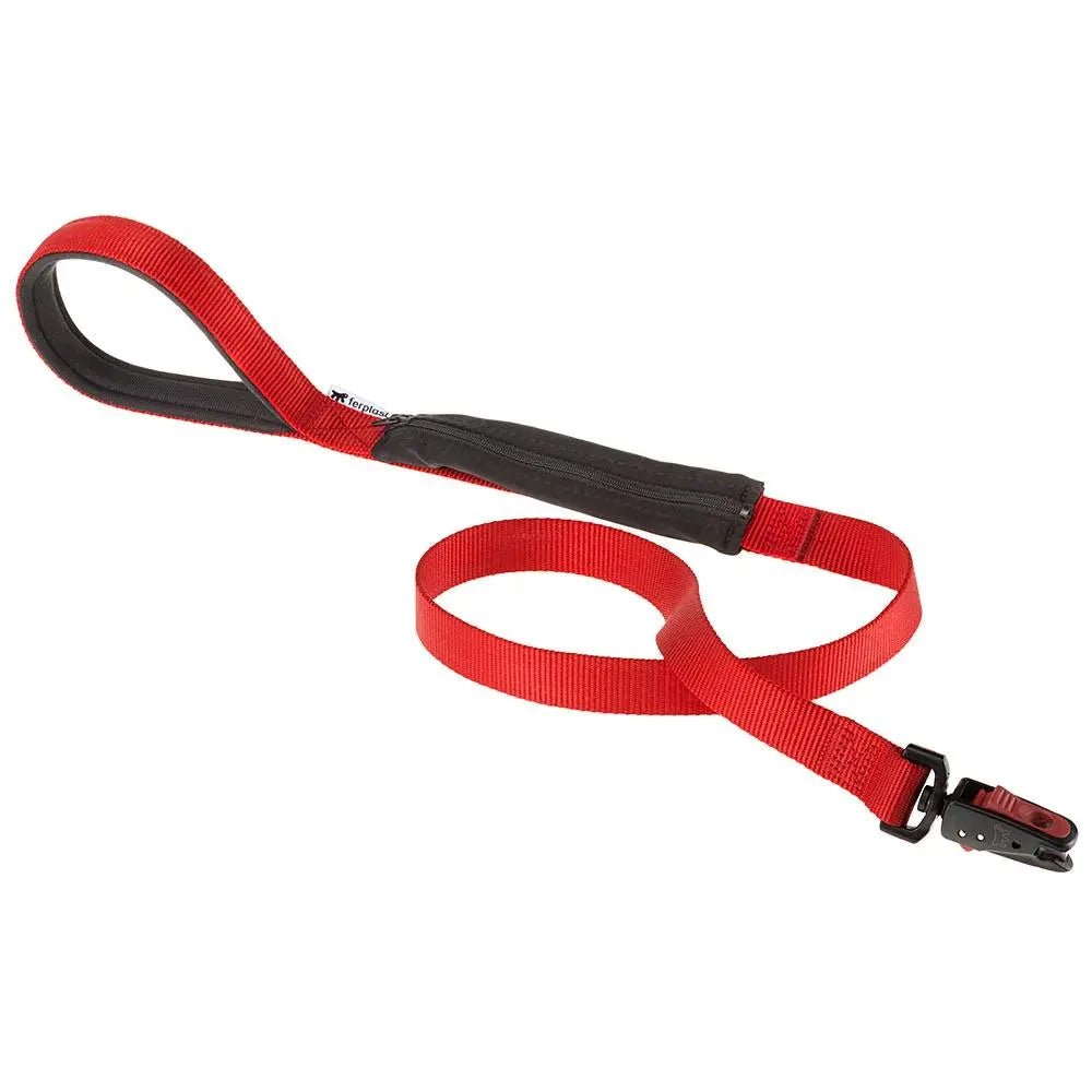 Ferplast Leash Pocket Matic G25 Coleira de Nylon Vermelha 120cm 149g