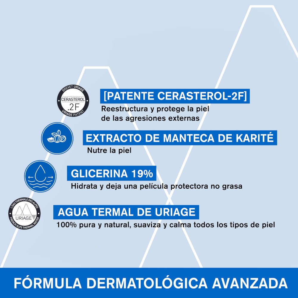 URIAGE Xémose Aceite Limpiador Calmante 500 ml-6