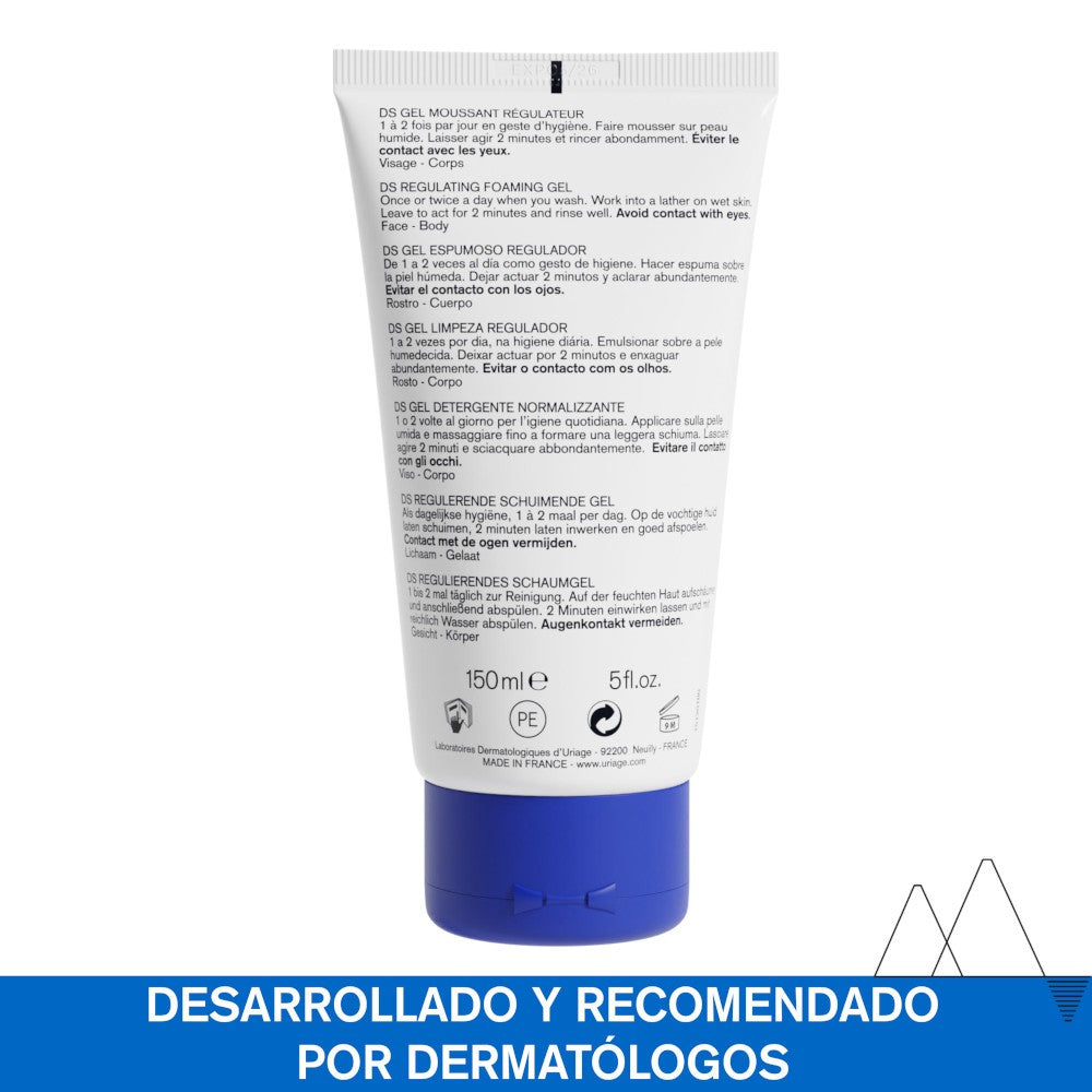 Uriage DS Gel Limpiador 150 ml-2