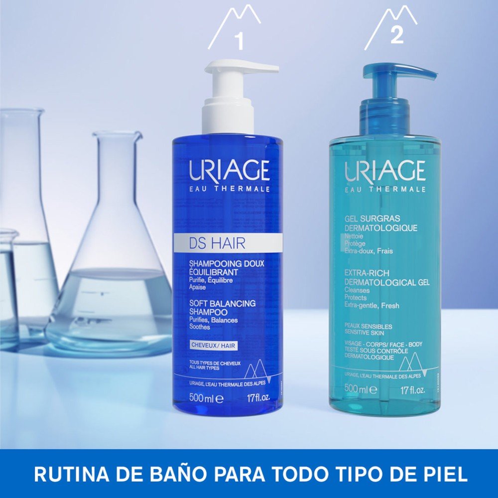 Uriage DS Hair Champú Regulador 500 ml-7