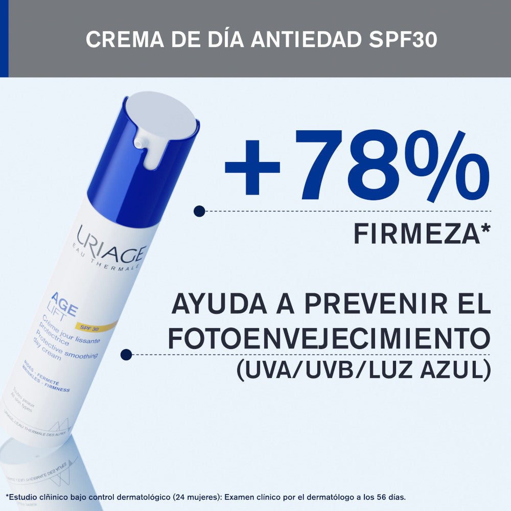Uriage Age Lift Crema Protectora Antiarrugas SPF30 40 ml-4