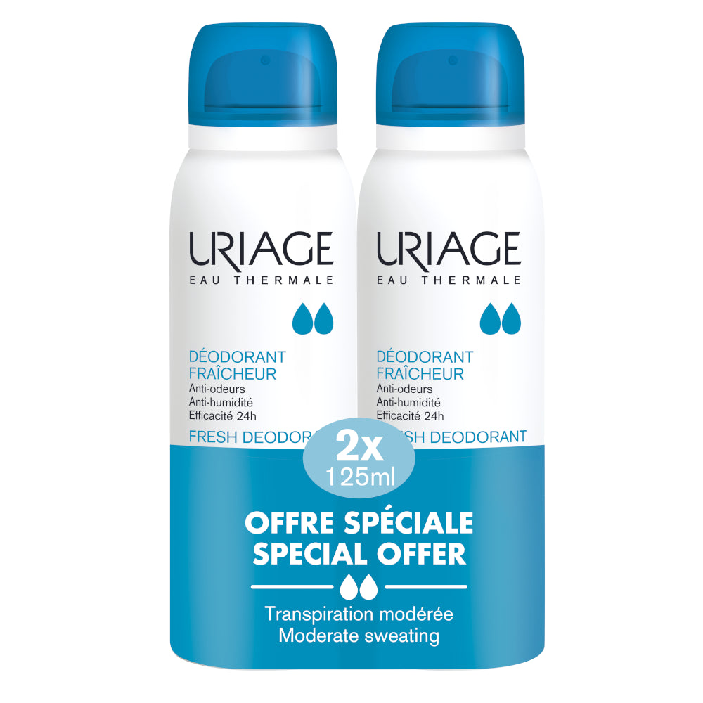 Uriage Desodorante Frescor 2x125 ml-1