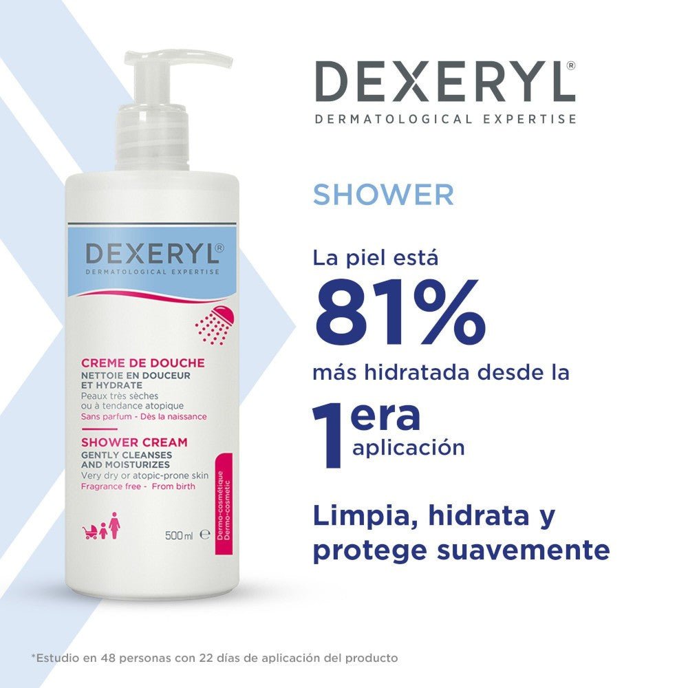 DEXERYL Crema de Ducha Limpiadora 500ml-6