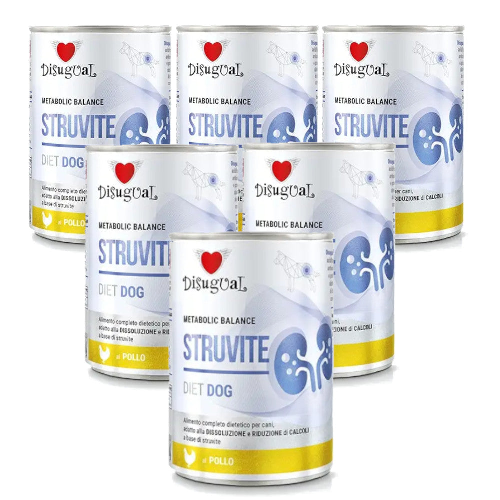 Disugual Diet Dog Struvite Pollo Alimento Húmedo 400gr