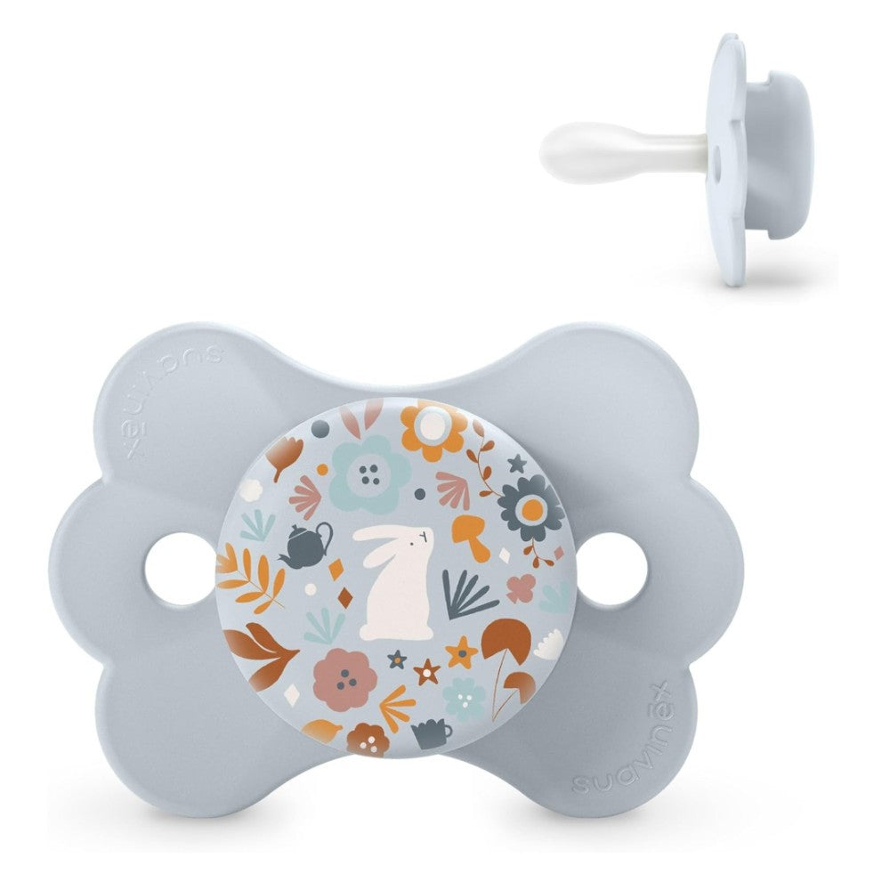 SUAVINEX Chupete SX Pro Silicona Wonder Butterfly Azul Flores 0-6 Meses-1