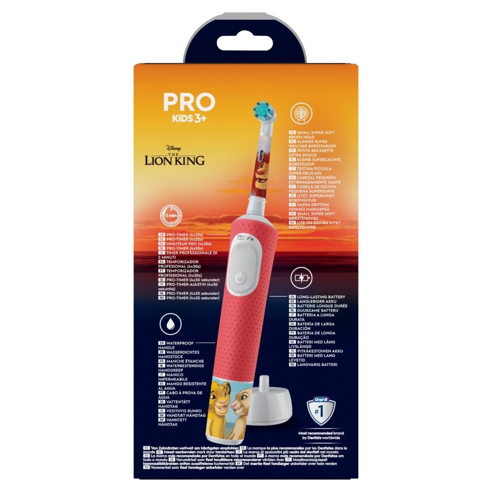 Oral-B Cepillo Eléctrico Pro-Kids Rey León 1 unidad-2