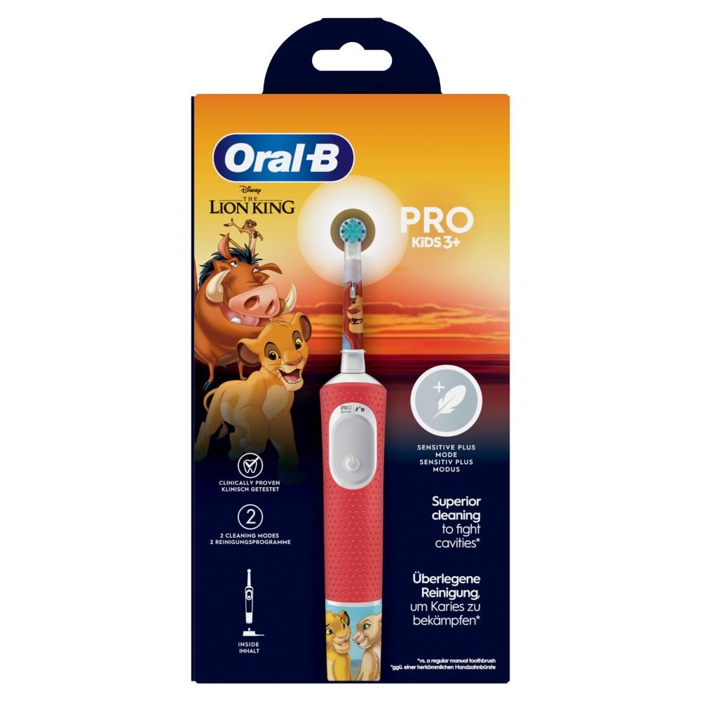 Oral-B Cepillo Eléctrico Pro-Kids Rey León 1 unidad-1