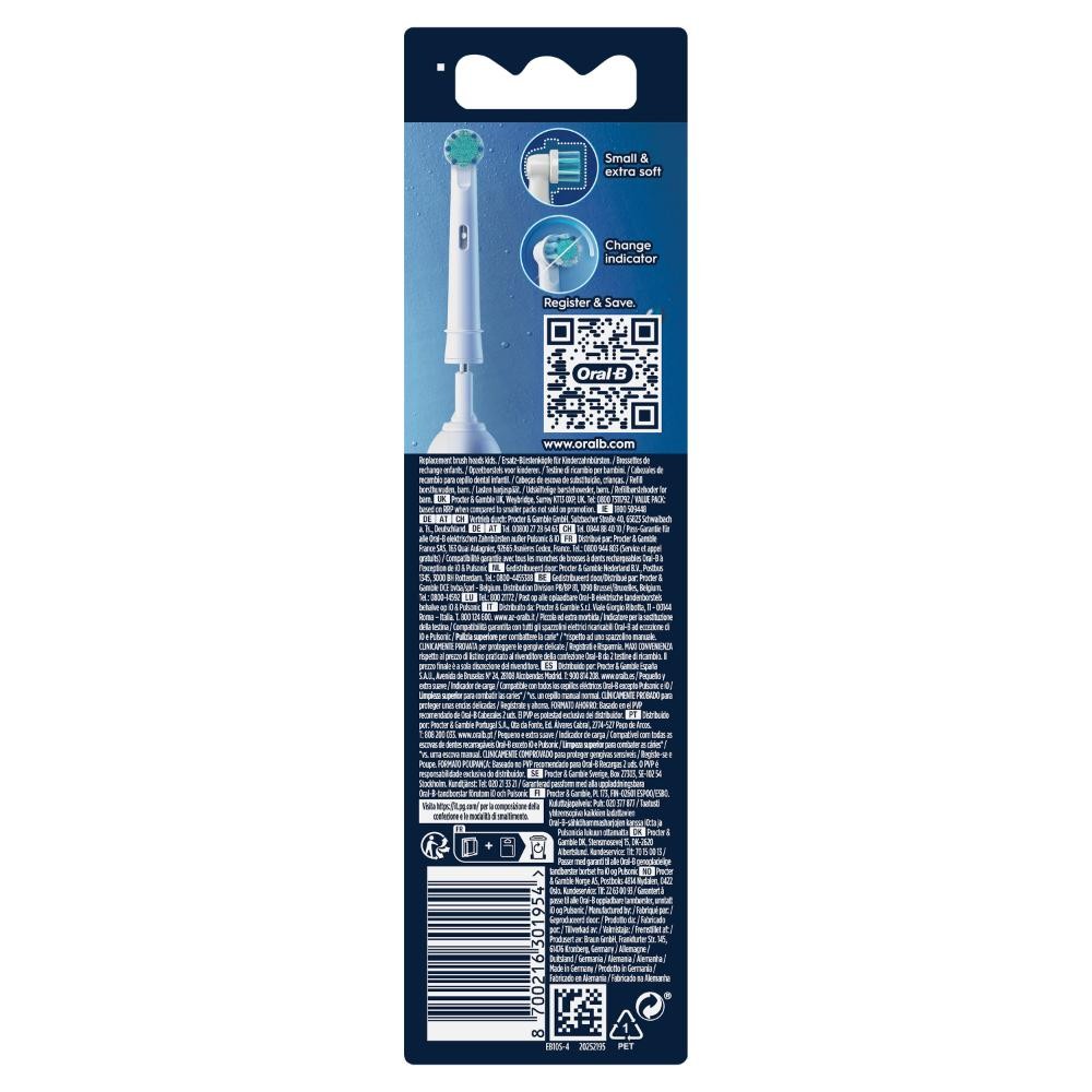 Oral-B Recambio Cepillo Eléctrico Pro-Kids Rey León 4 Cabezales-3