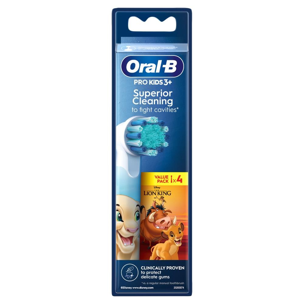 Oral-B Recambio Cepillo Eléctrico Pro-Kids Rey León 4 Cabezales-2