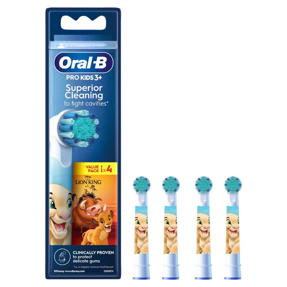 Oral-B Recambio Cepillo Eléctrico Pro-Kids Rey León 4 Cabezales-1