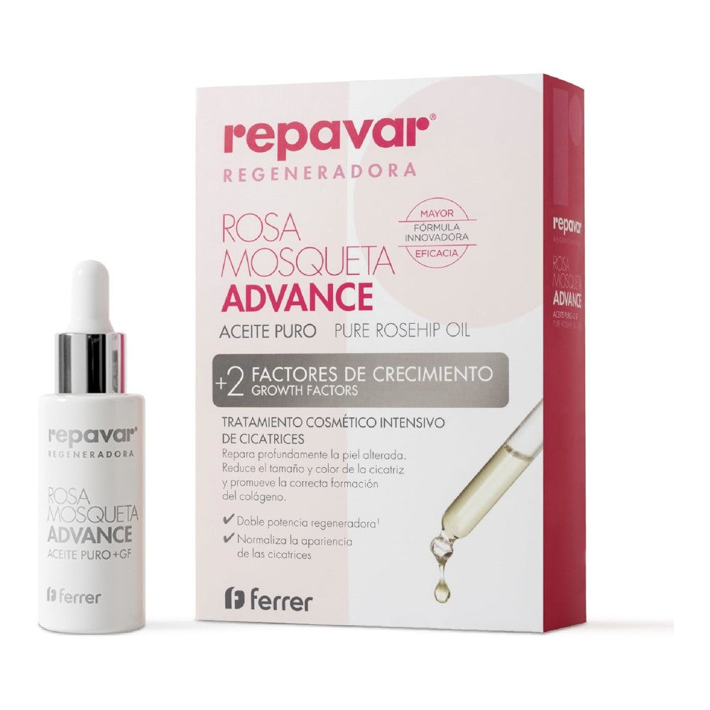 REPAVAR Regeneradora Aceite Puro Rosa Mosqueta Advance 15ML-1