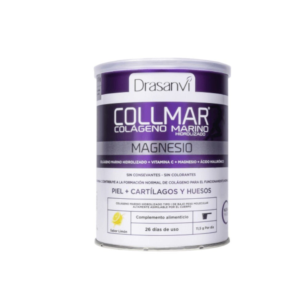 COLLMAR Colágeno Marino + Magnesio + Ac. Hialurónico sabor Limón 300g-1