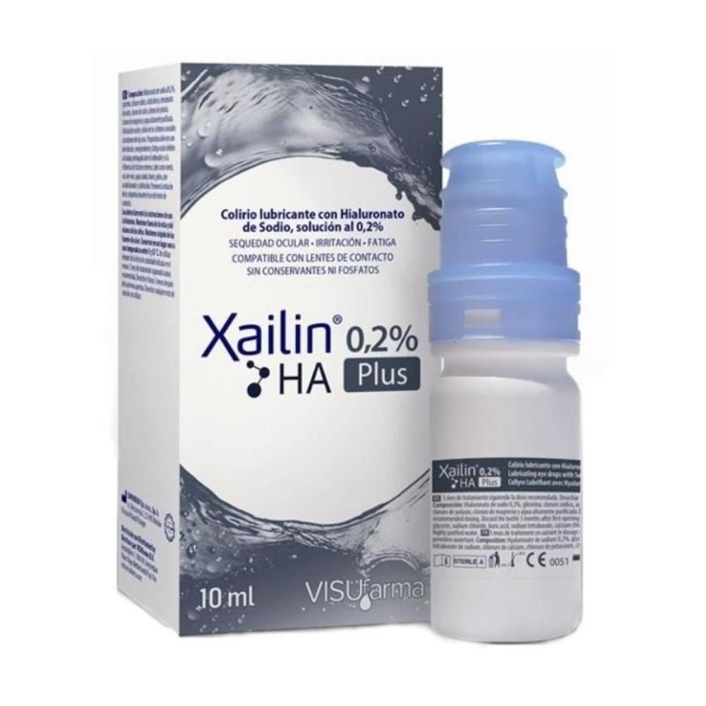 XAILIN Plus Colirio Lubricante Ocular (0,2% HA) 10ml-1