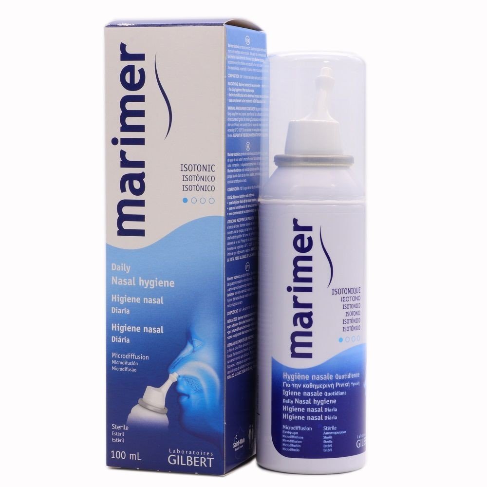 MARIMER Isotónico Agua de Mar Estéril Higiene Nasal Diaria 100ml-1
