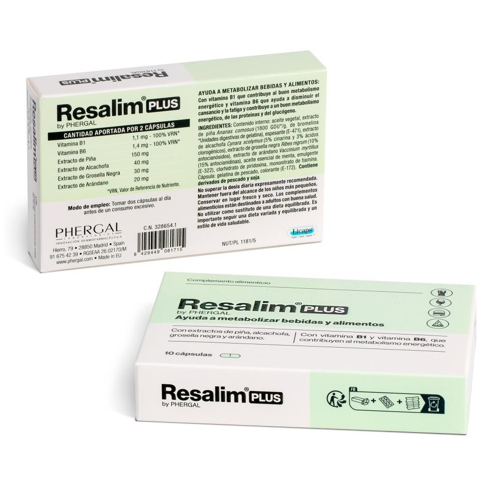 Phergal Resalim Plus 10 Cápsulas-9