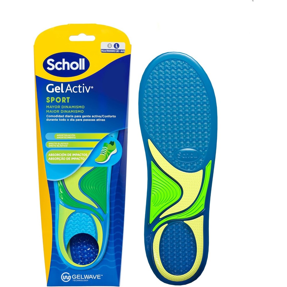 SCHOLL Plantilla Gel Activ Sport Hombre Talla 40 - 46.5-1